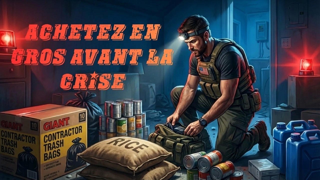 Top 17 choses que chaque prepper intelligent achète en gros pour être prêt en cas de crise