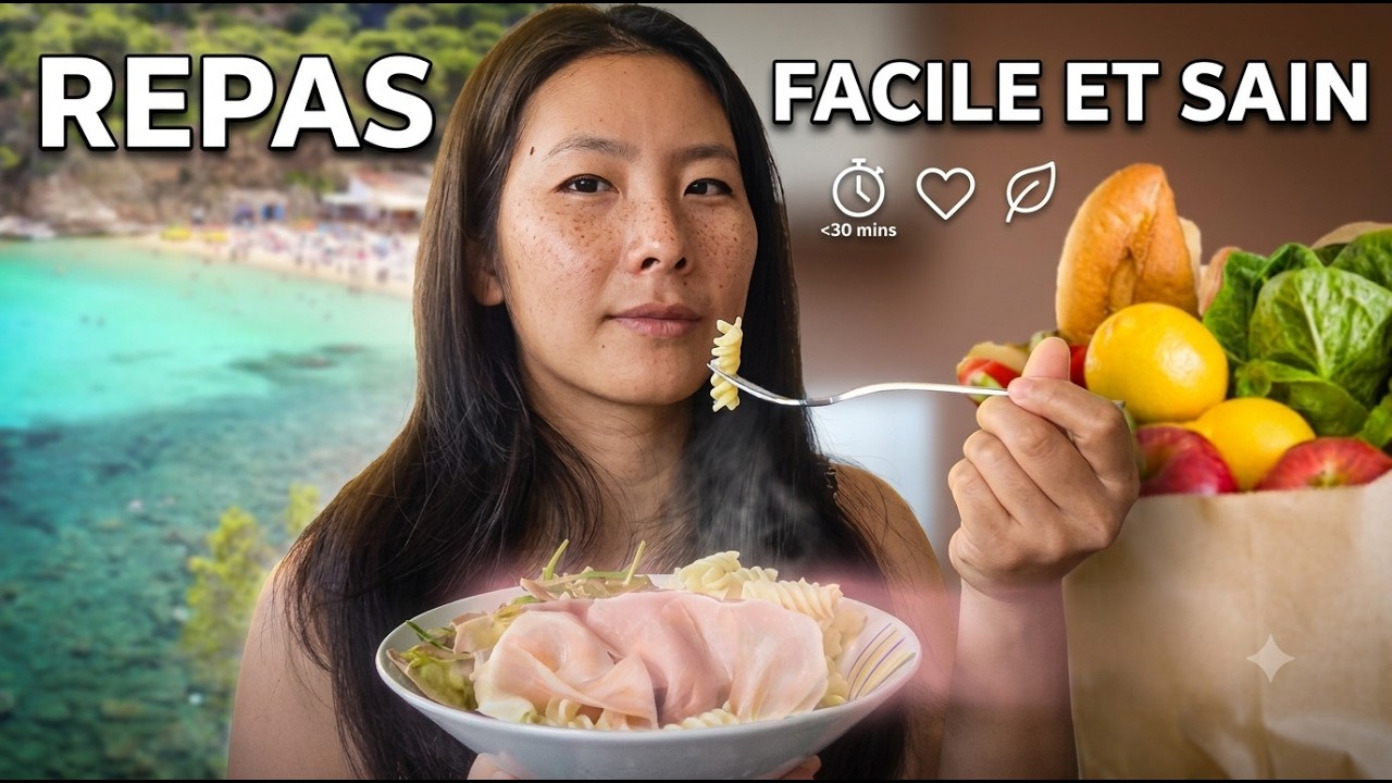 Retour de courses après les vacances