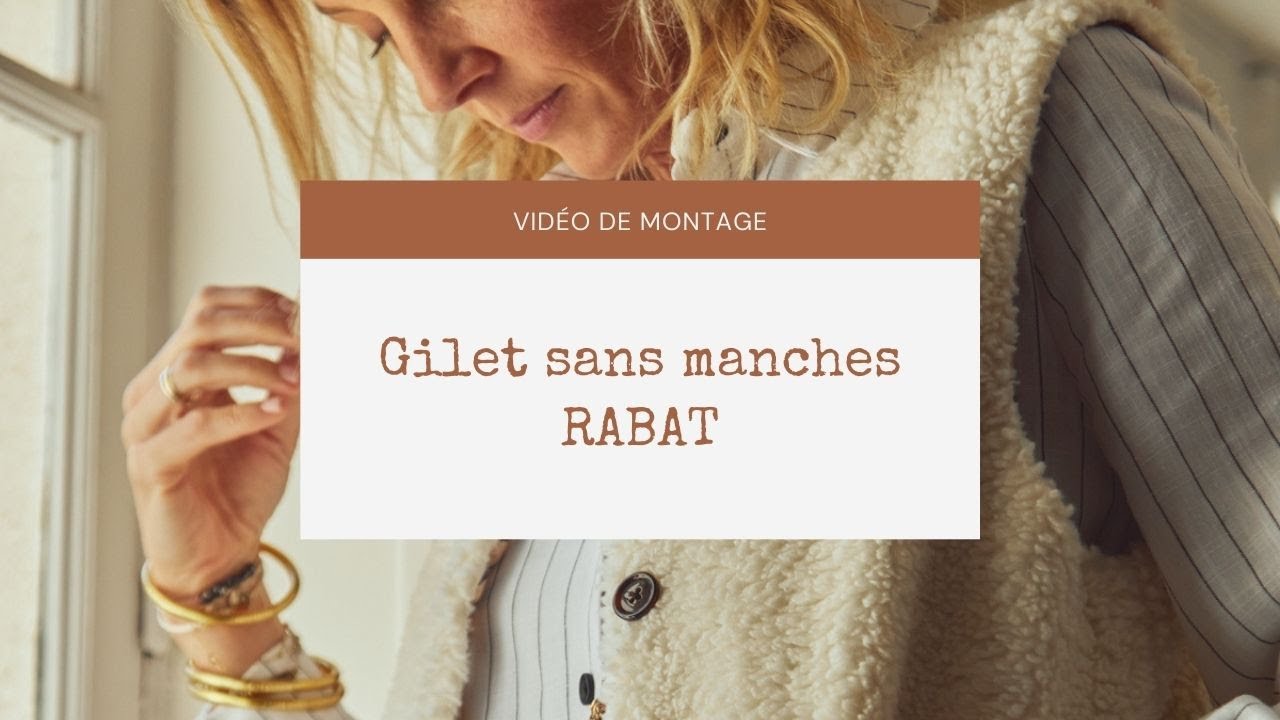 [ TUTORIEL ] Coudre un gilet sans manche / gilet de berger - patron Rabat