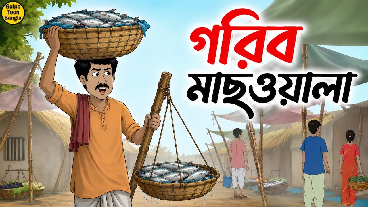গরিব মাছওয়ালা | Bengali Moral Stories Cartoon | Rupkothar Golpo | Thakumar Jhuli | @Golpo-z7j