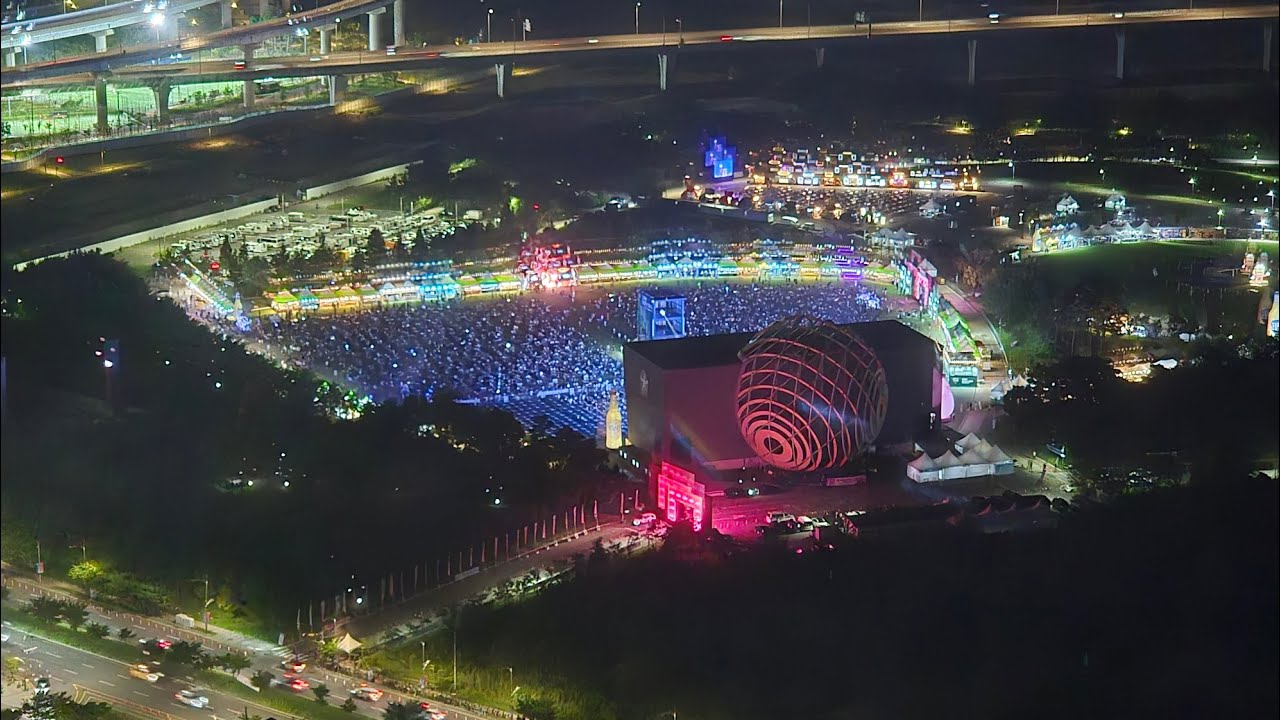 2025 송도 맥주축제 불꽃놀이 감상  힐스테이트 송도더스카이  2025.8.22