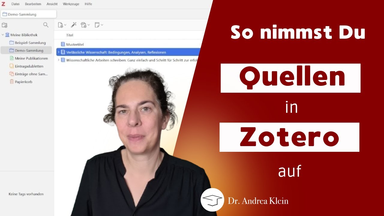 Zotero: Quellen aufnehmen #wissenschaft #zitieren