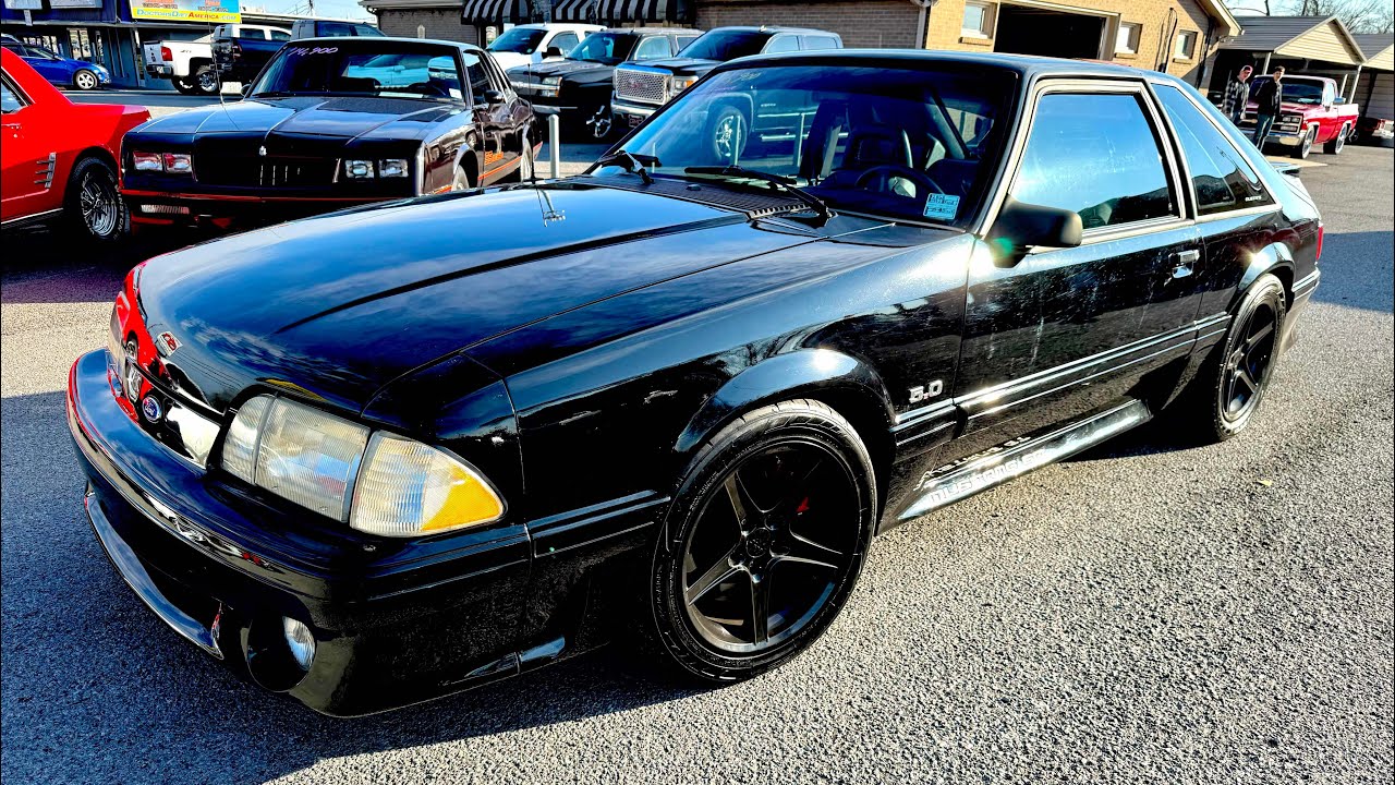 Test Drive 1992 Ford Mustang GT Supercharged 