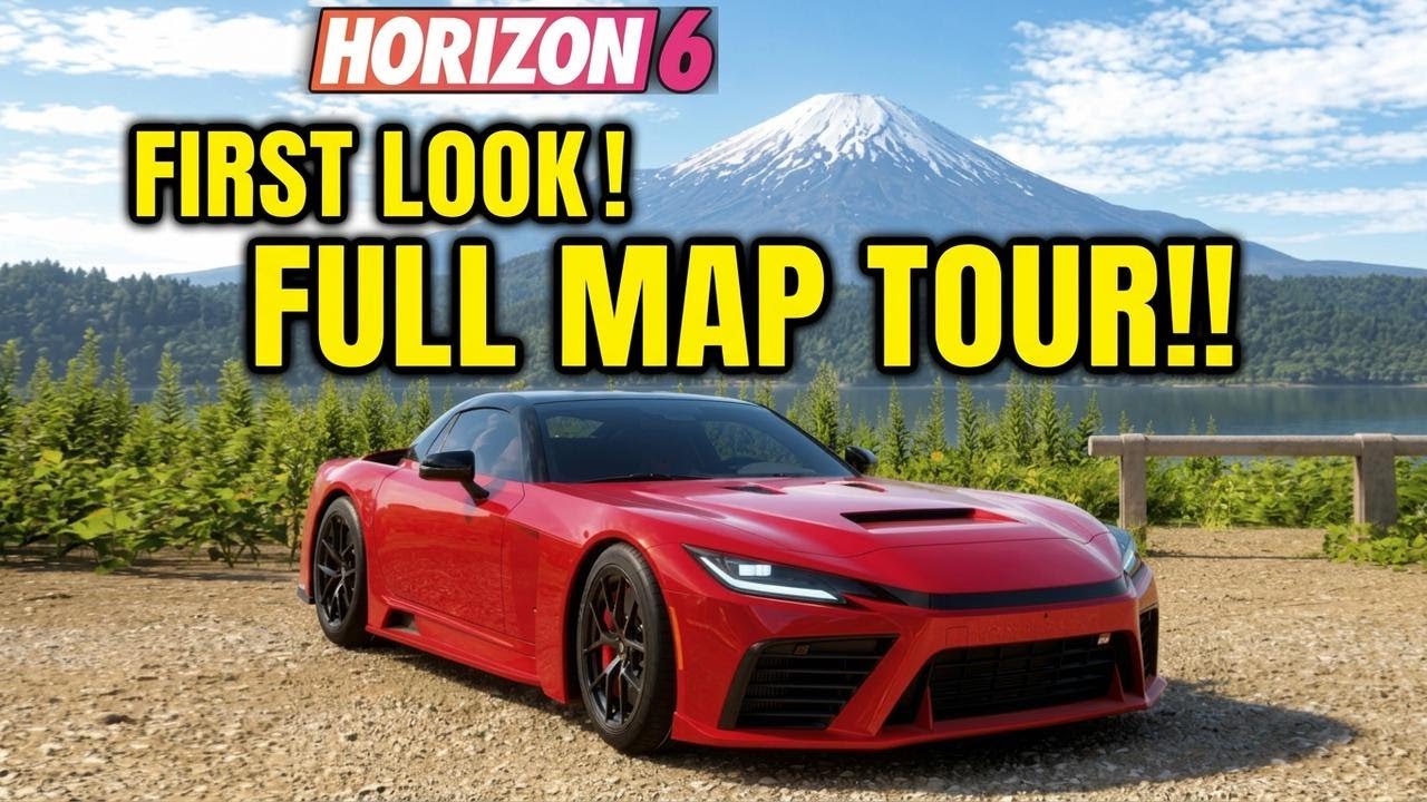 FORZA HORIZON 6: First Look! The Map Is HUGE!