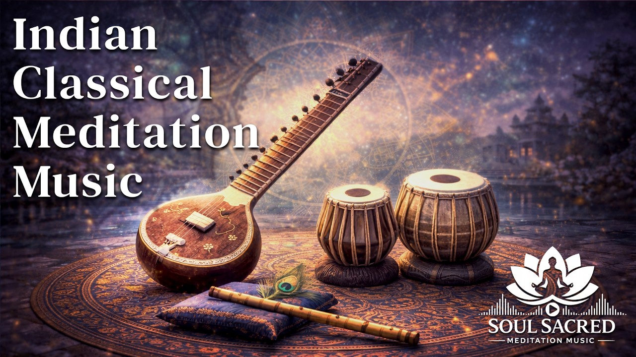 Ancient Indian Meditation Music | Flute, Sitar & Soft Tabla Calm