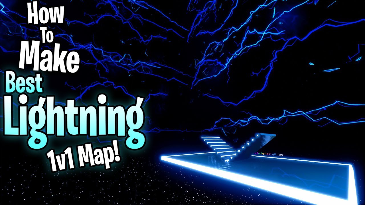 How To Make The UNIQUE Lightning 1v1 Map in Fortnite!(No Lag/High Fps)