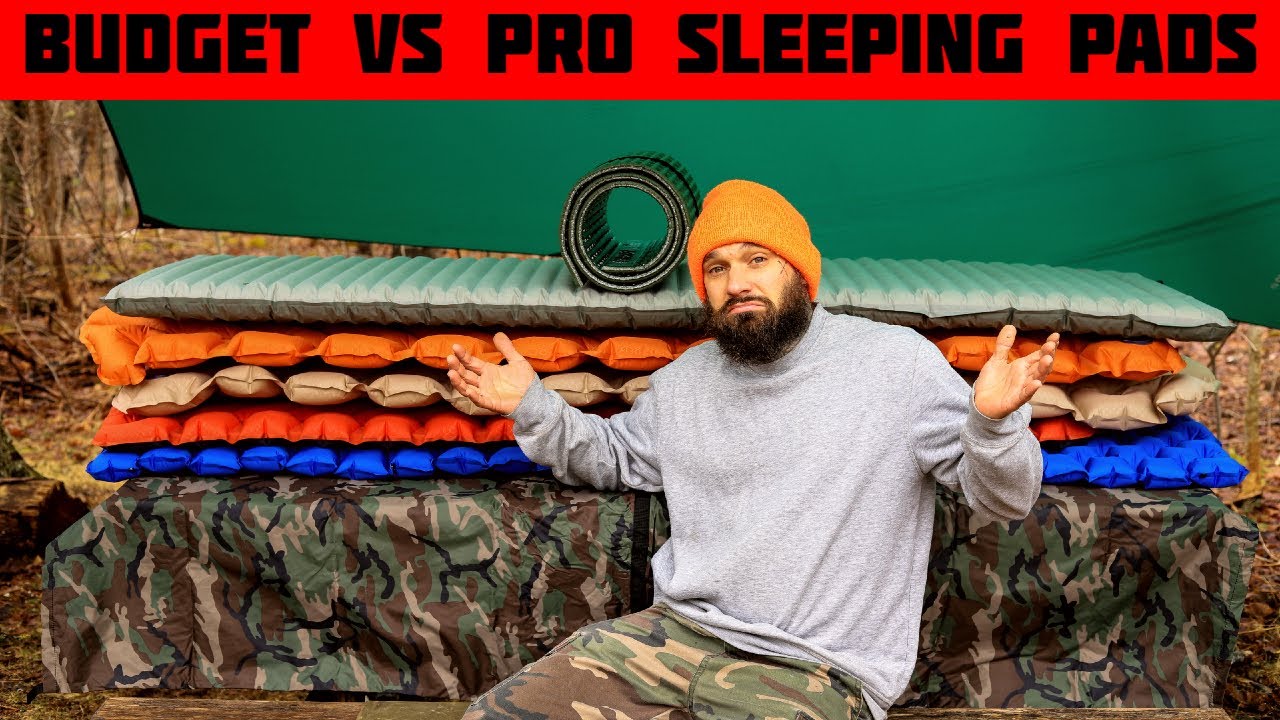 Budget Sleeping Pads VS Pro Pads