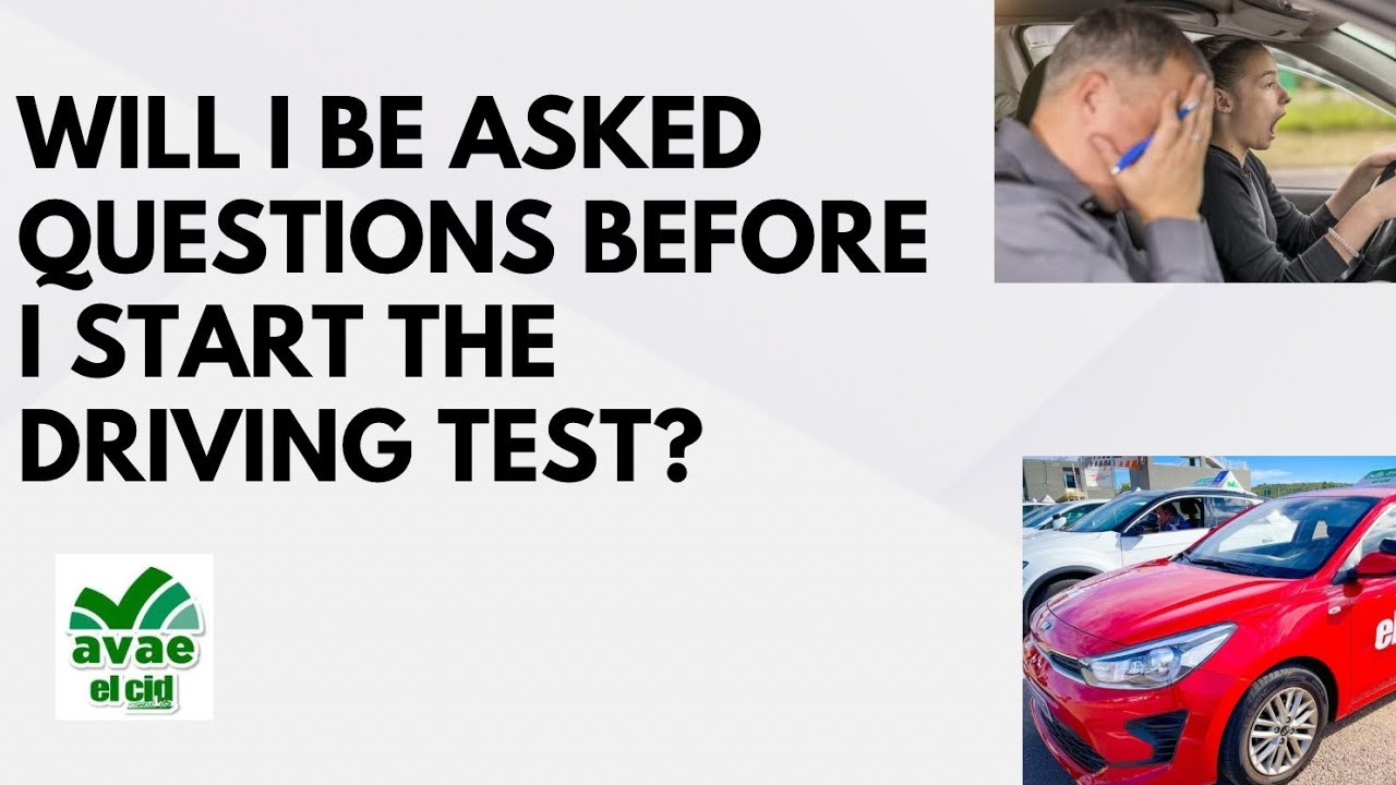 QUESTIONS ON PRACTICAL DRIVING TEST IN SPAIN: 2025