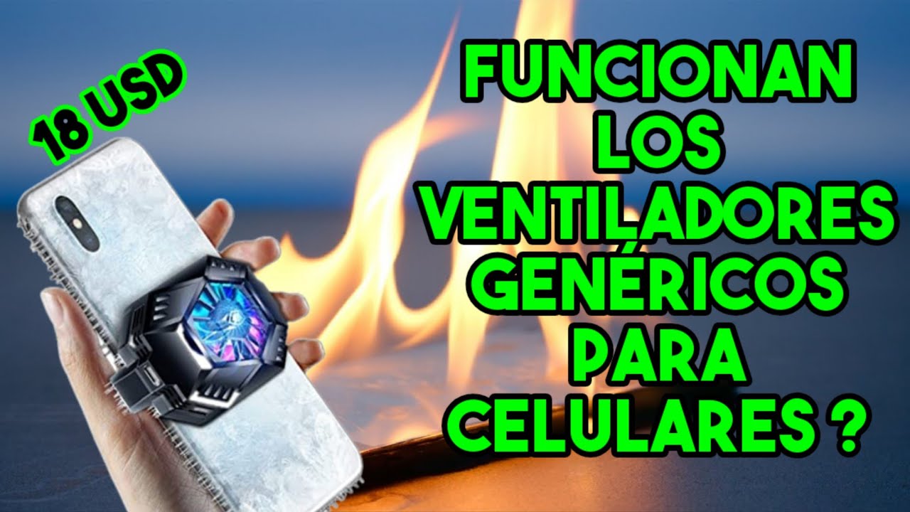 Ventiladores (Fan Cooler) Baratos para Celulares - Valen la pena? Test en Bechmarks y Jugando