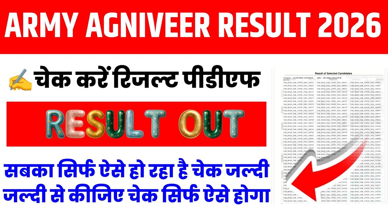 Indian Army CEE Result 2026 | Army Agniveer Result 2026 Kab aaega | Army Exam 2026 Result Kab Aayega