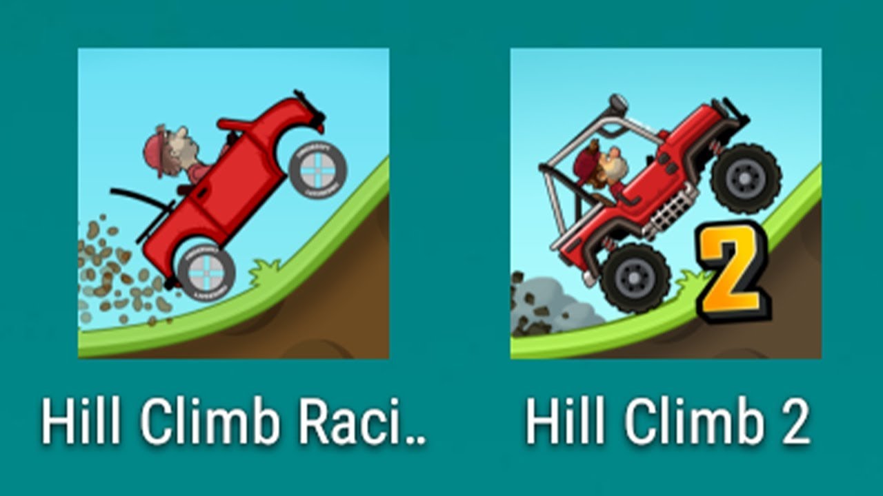 Hill Climb Racing, HillClimb Racing 2, игры Андроид против iPad