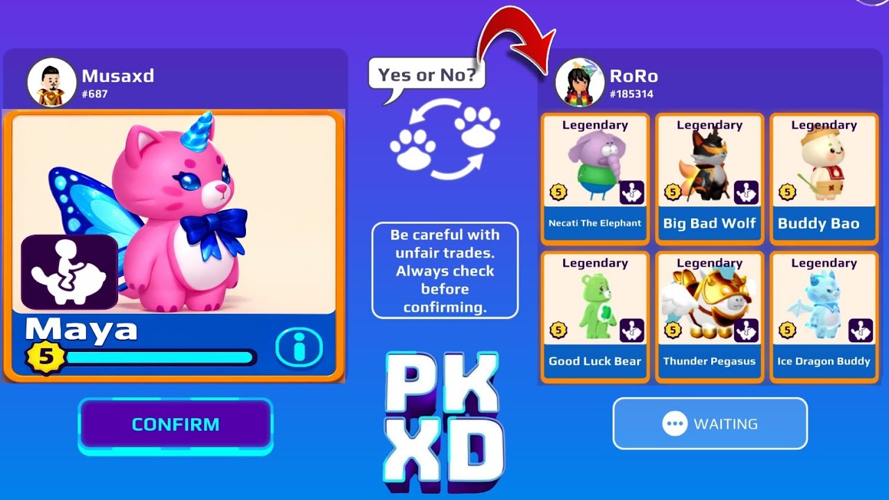 UNICAT OZGUS MAYA PET TRADE WITH OTHER LEGENDARY PETS
