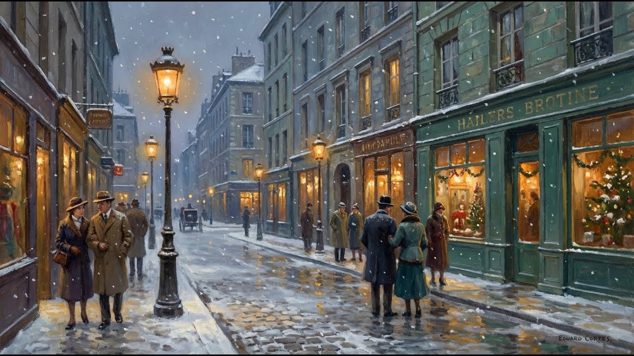 Frank Sinatra, Nat King Cole, Bing Crosby, Dean Martin 📻 Vintage Winter Street of the 1950s–1970s