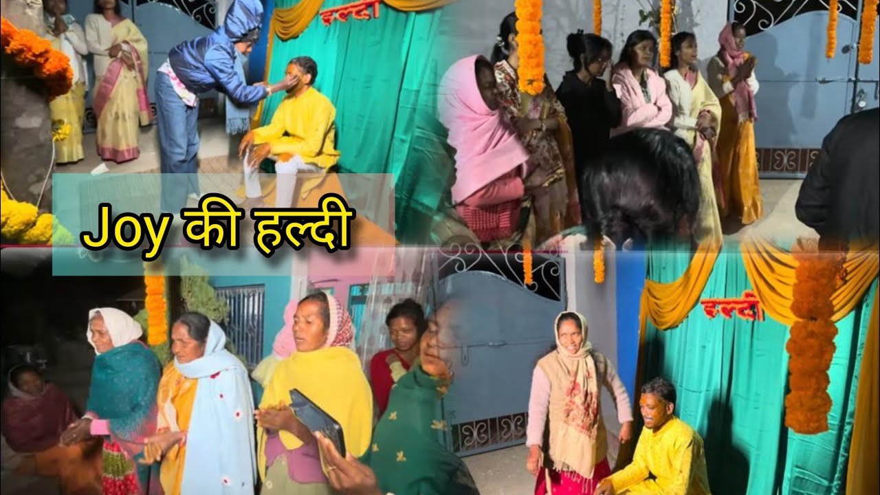 Joy (Ashish) की हल्दी //@abhijalkandulnavlogs1226