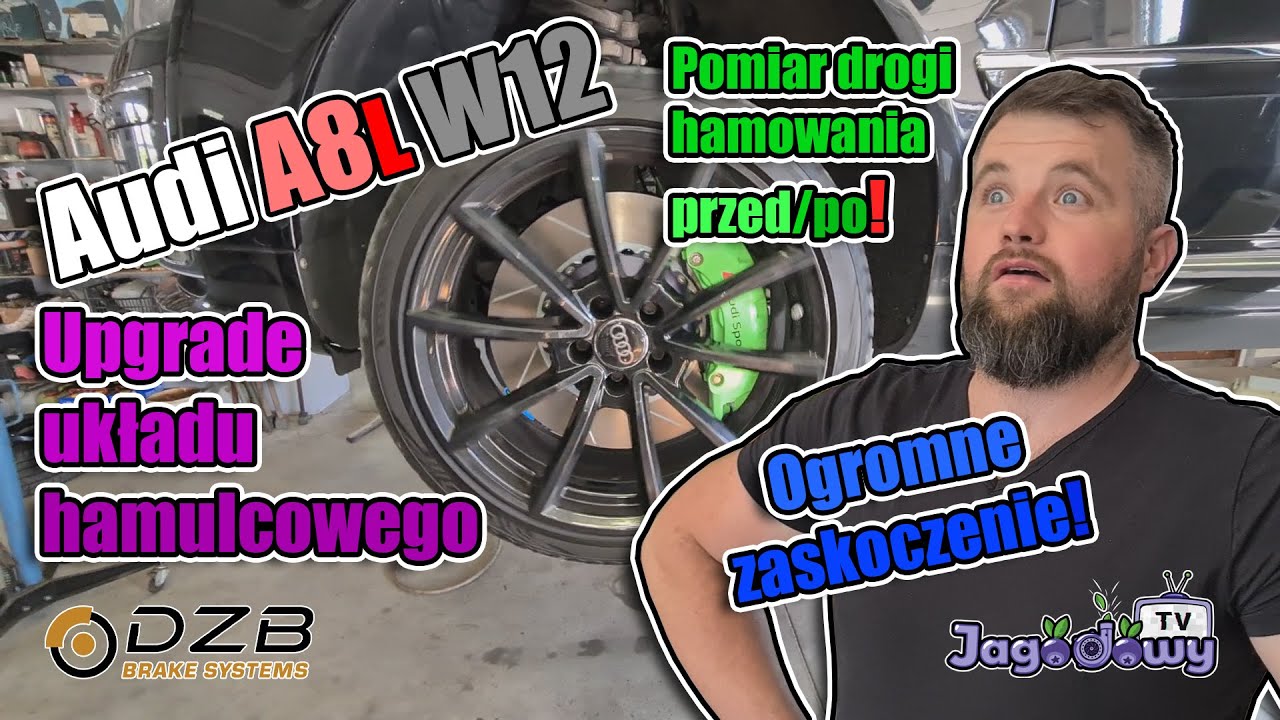 Weryfikujemy skuteczność nowych hamulc&oacute;w! || Audi A8L W12 || DZB Brake Systems