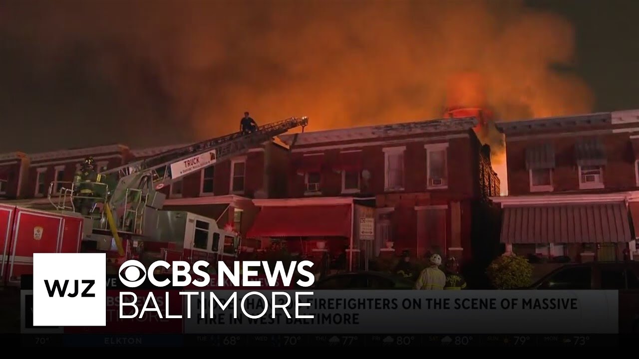 Massive Baltimore warehouse fire disrupts Amtrak service