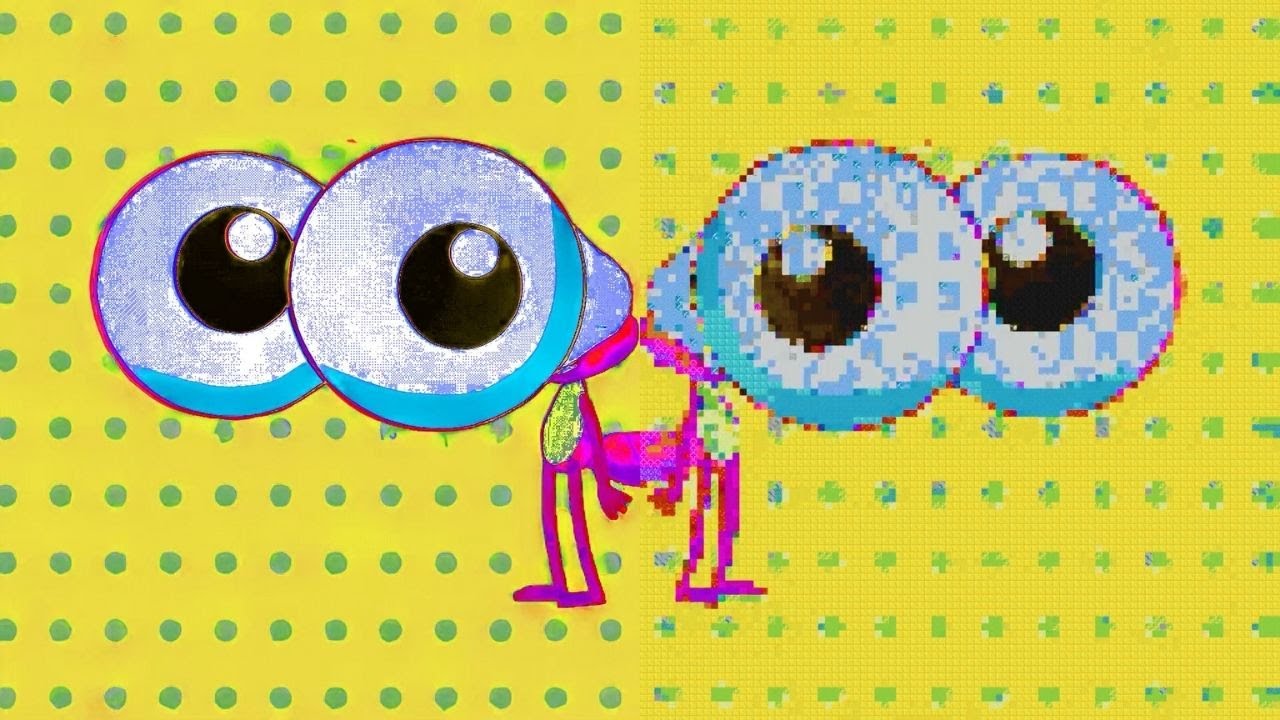 Bob Zoom Intro Logo Effects | Original Vs Pixel Art I Klasky Csupo 2001 Effects