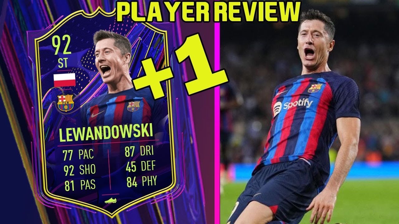 JUICY PACE UPGRADE! 😋 92 OTW LEWANDOWSKI PLAYER REVIEW! FIFA 23 ULTIMATE TEAM