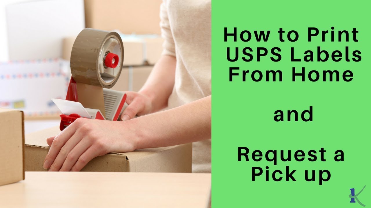 How To Print USPS Shipping Labels From Home and Request Pickup