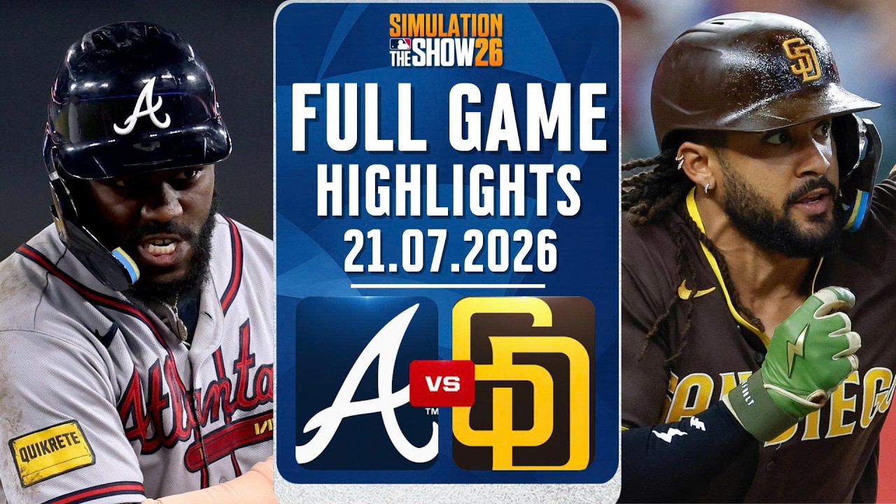 🔴В ПРЯМОМ ЭФИРЕ🔴 Полный обзор матча Atlanta Braves против San Diego Padres, 21 июля 2026 г. MLB T...