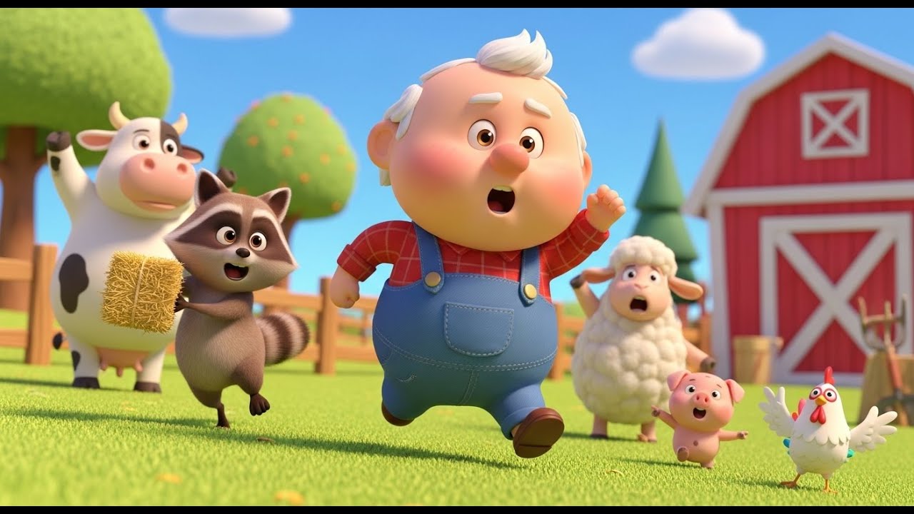 Old MacDonald Had a Farm | Thief Stole the Animals 🐮🐔 | Kids Story Song