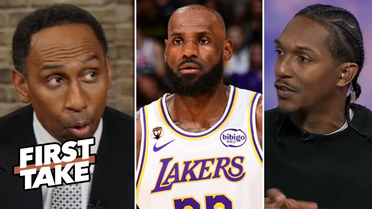 FIRST TAKE | “One of the most shameful performances in Lakers history!” - Lou RIPS LeBron, Luka