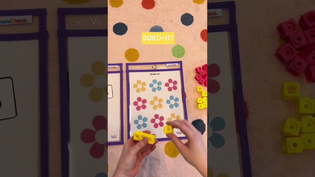 Spring Flip It! Pop It! Build It! #math #mathactivities  #handsonlearning #teachingmath #mathskills