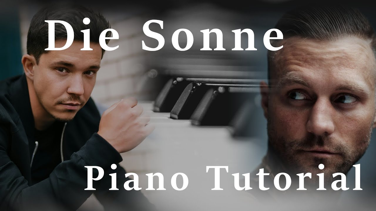 Die Sonne - Kontra K feat. Santos Piano Tutorial
