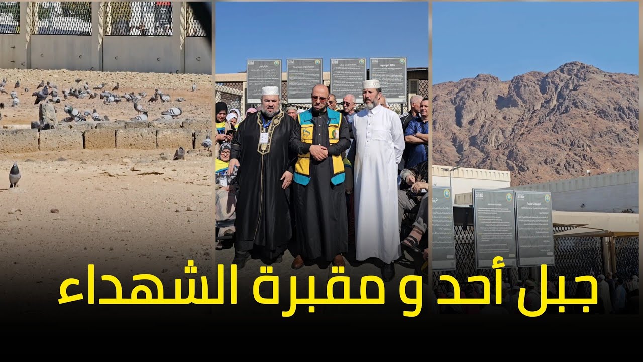 زيارة جبل أحد و مقبرة الشهداء وكالة أنوار الصباح بجاية الشيخ أرزقي حاج سعيد Chikh Arezki hadj said