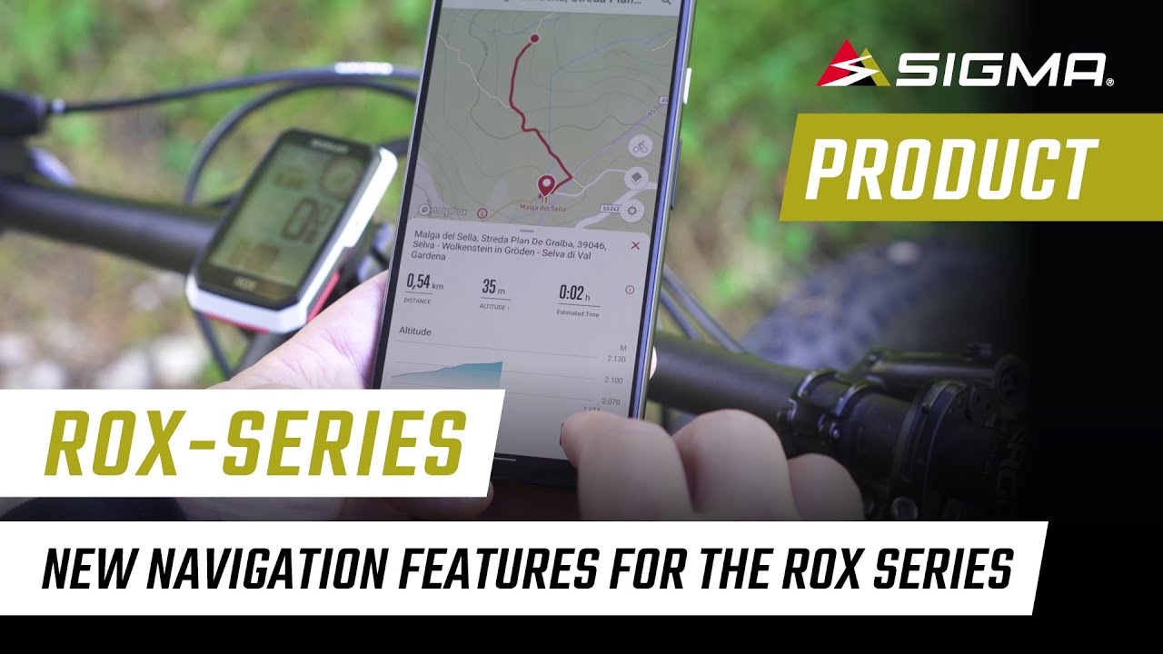EN | ROX Series | Firmware-Update: New navigation features | Product | SIGMA SPORT