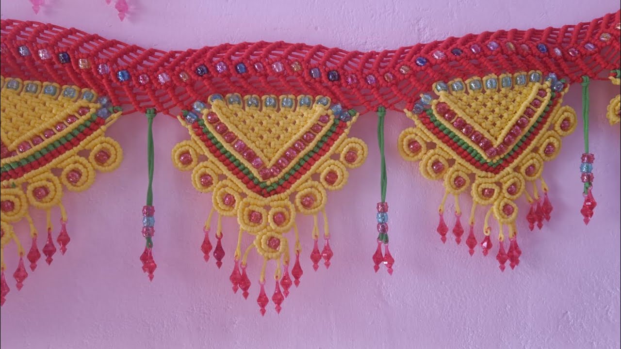 DIY Macrame Toran ✨