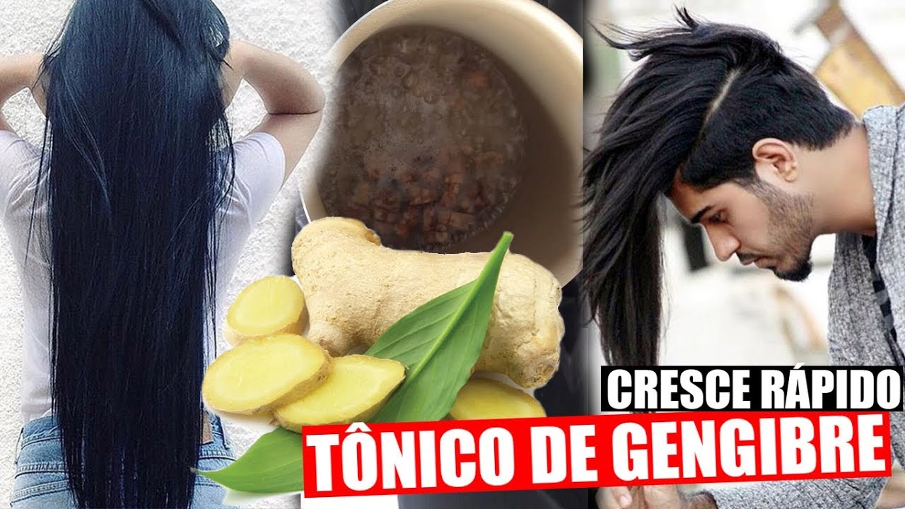 CRESCE MUITO!  3X MAIS RÁPIDO | TÔNICO DE GENGIBRE PARA ACELERAR CRESCIMENTO