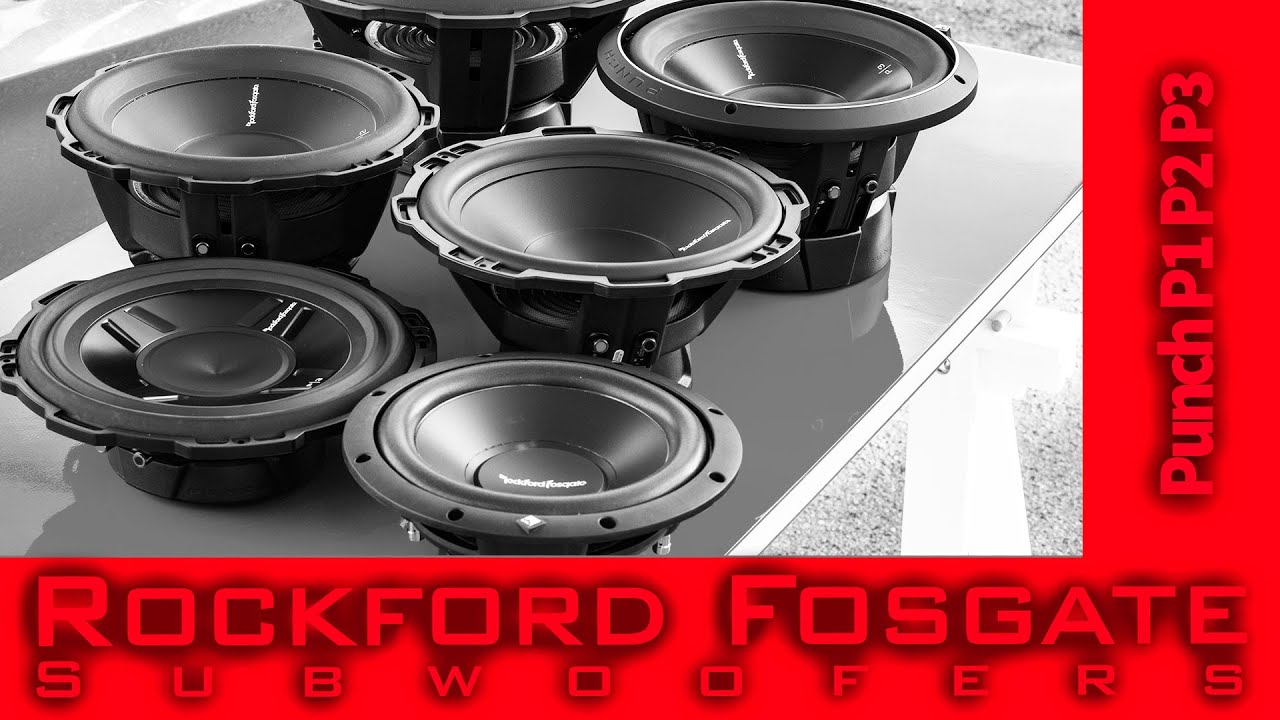 Rockford Fosgate Subwoofers - Prime + Punch