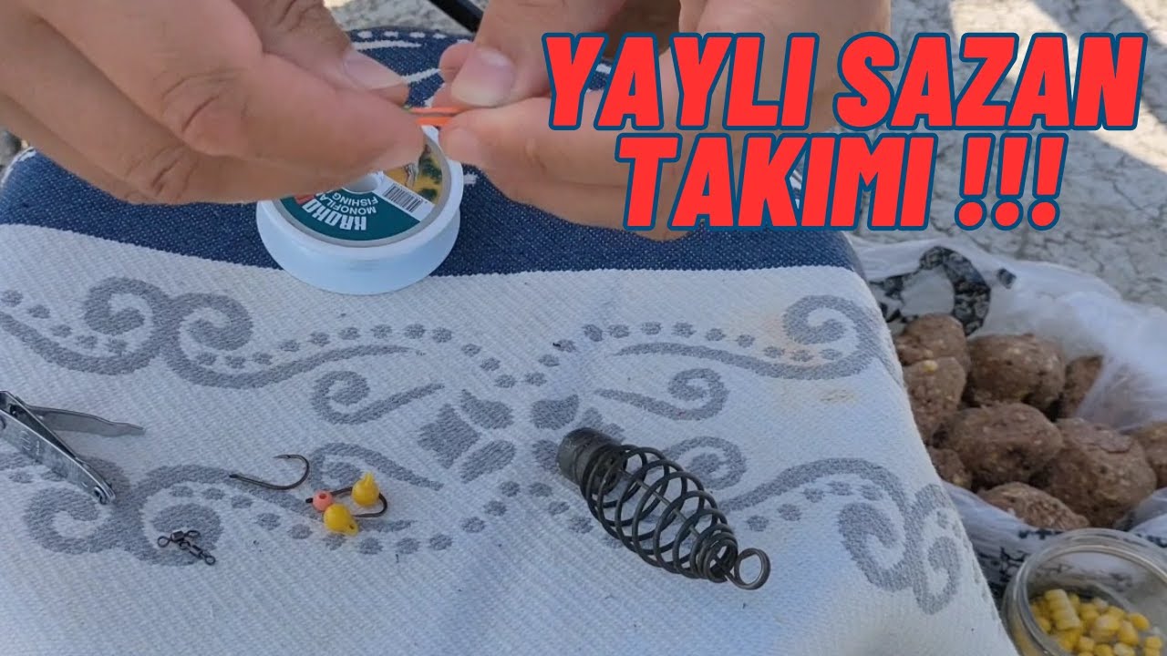 Yaylı Sazan Takımı Yapılışı//YENİ SAZAN TAKIMIM//Mutlaka Deneyin!
