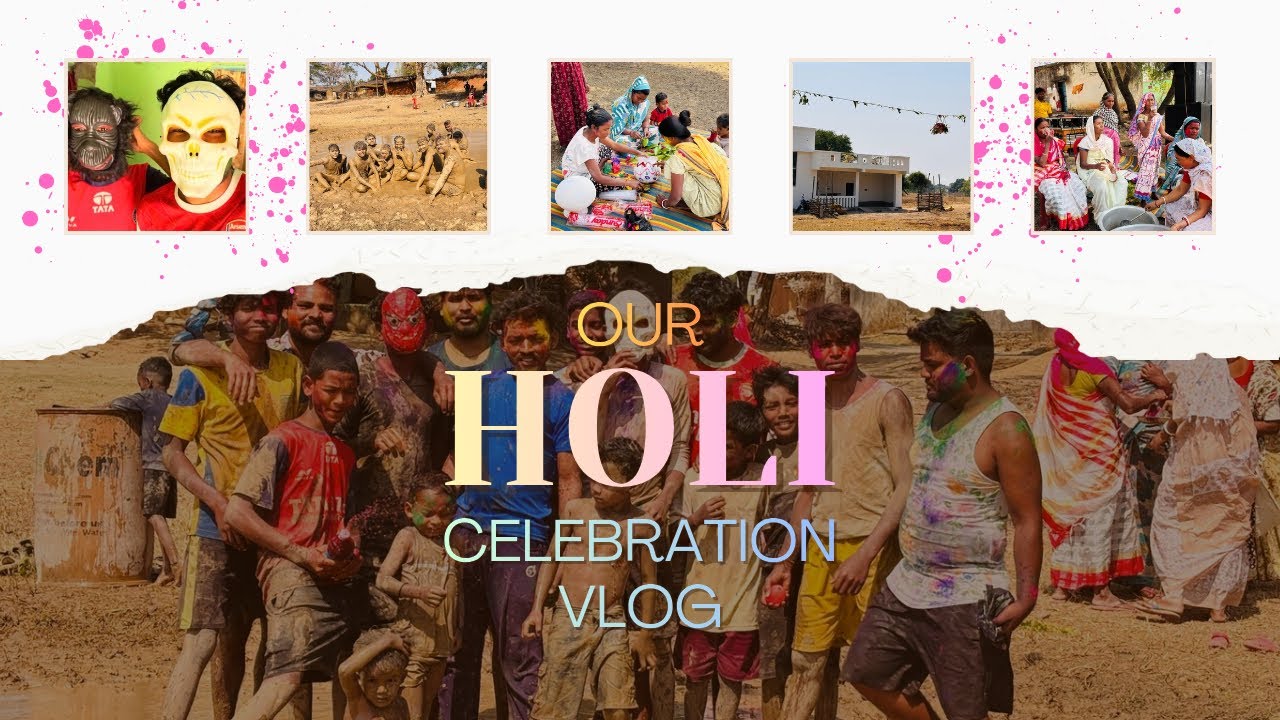 Happy Holi Guys🫟🎉 Na Na Bolte Bolte Khatarnak holi Khel Gaye#dailyvlog #funny #holi #holispecial 