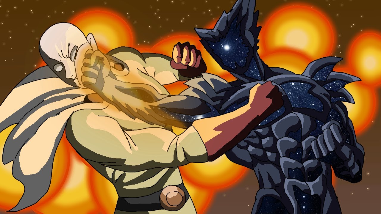 Saitama vs Cosmic Garou | Fan Animation | One Punch Man