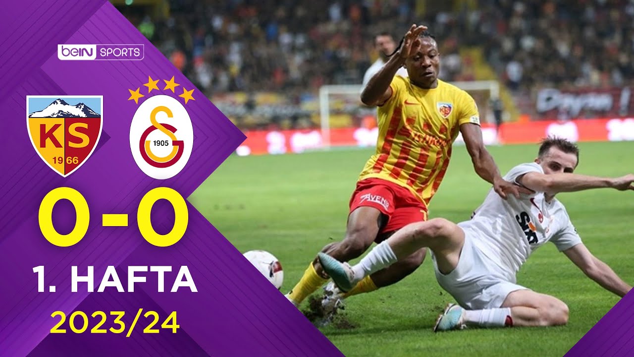 Mondi Home Kayserispor (0-0) Galatasaray | 1. Hafta - Trendyol S&uuml;per Lig 2023/2024