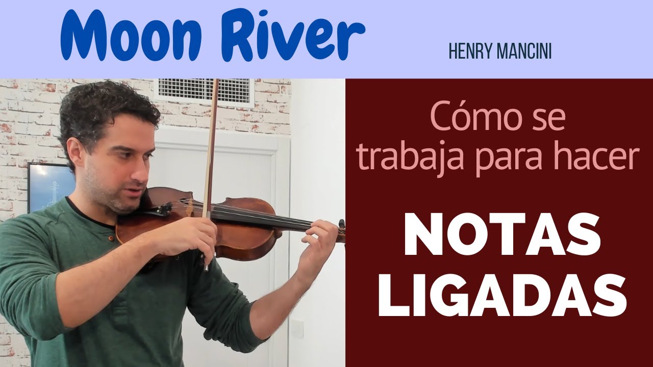 CÓMO hacer notas LIGADAS - Moon River Henry Mancini