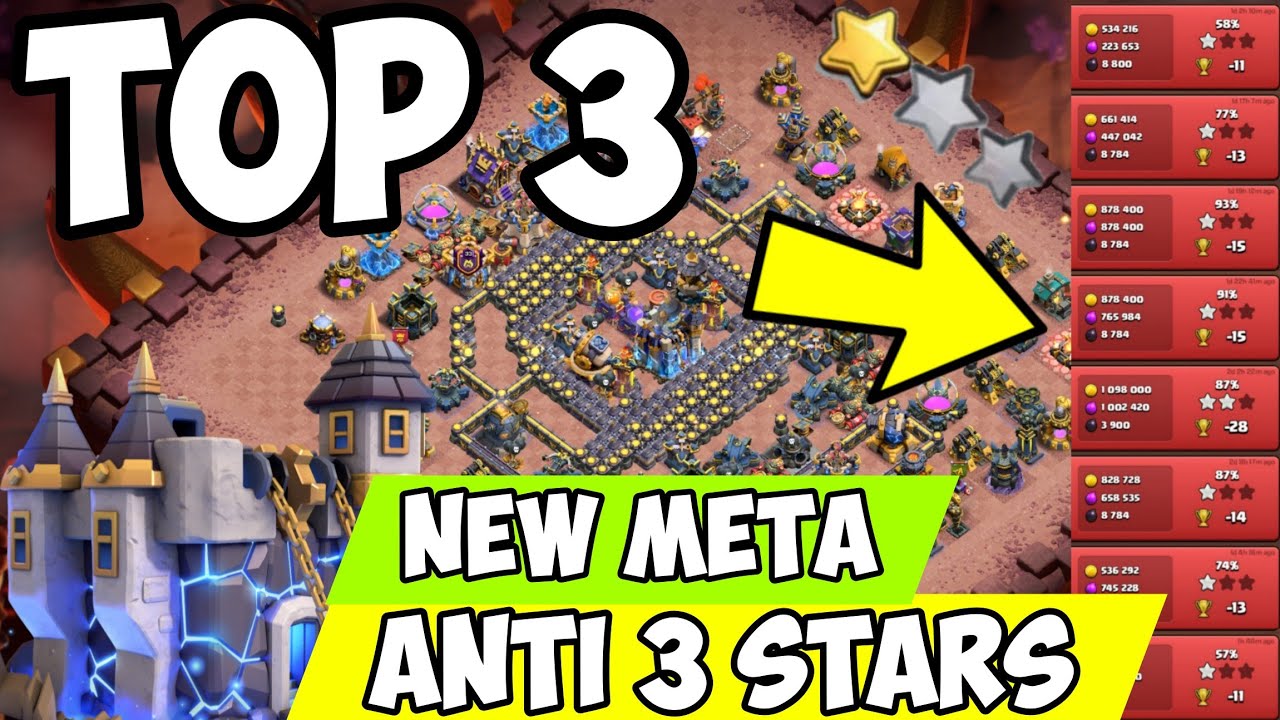 🏆 TOP 3 TH18 BASES You NEED in 2026! | War + Legend League | Anti-2⭐ Anti-3⭐ META