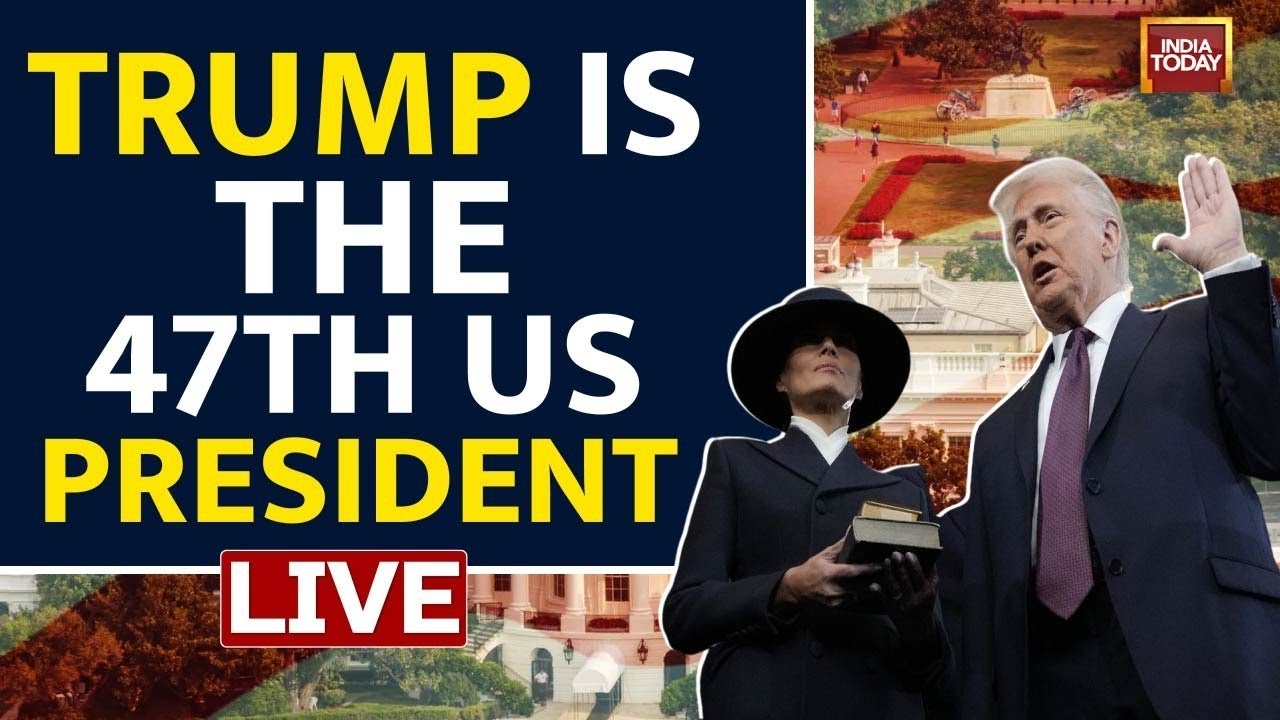 US President Trump's Official Inauguration LIVE | Donald Trump Inauguration Parade LIVE