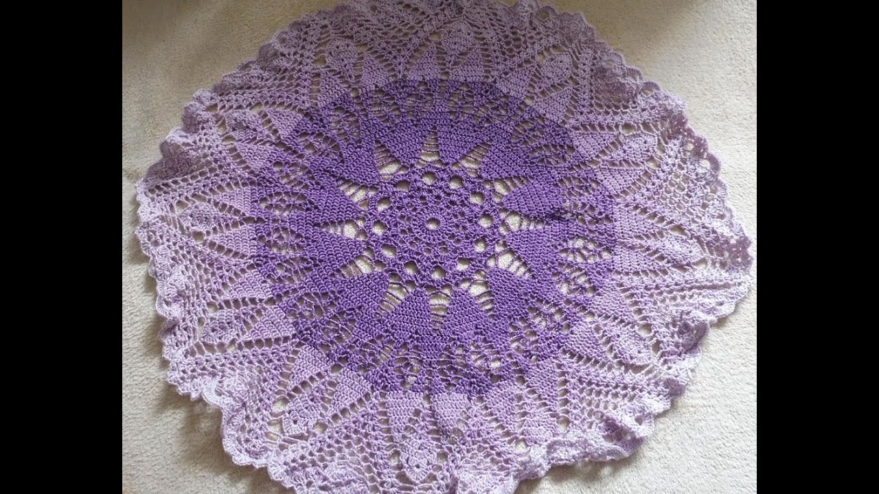 Mandala in een ring omhaken