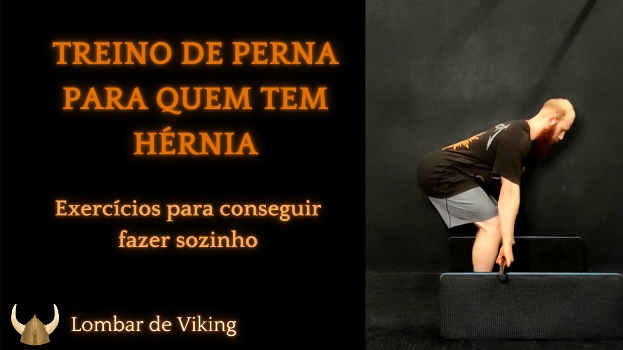 Treino de perna para quem tem hérnia