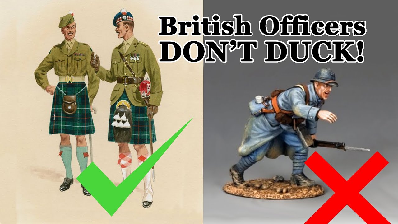 British Officers Don't Duck!