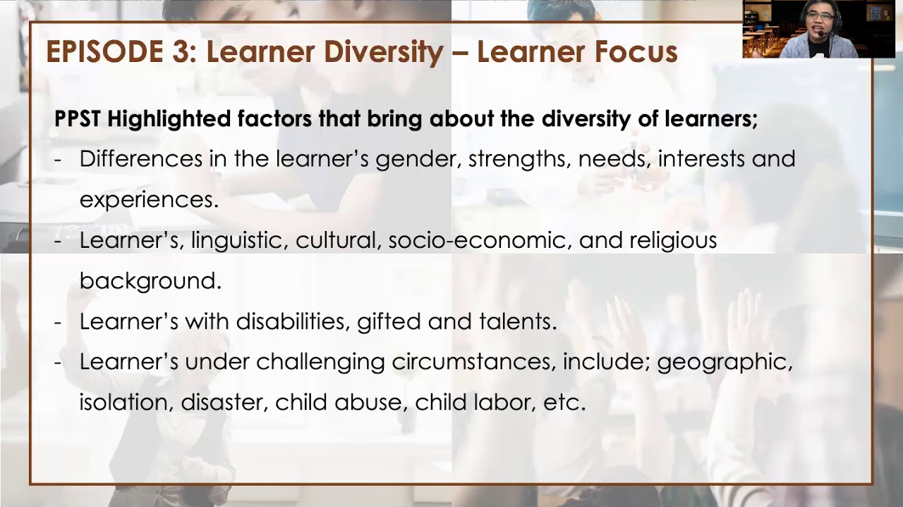 PEDx | FS1 Episode 3 Learner Diversity - Focus