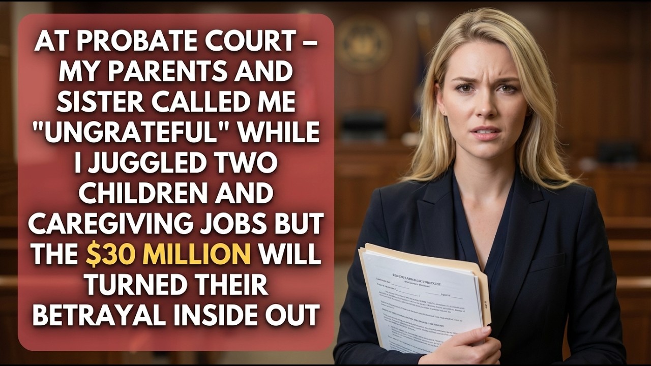 At Probate Court My Family Tried To Take Everything “You’re Just A Nurse,” I Was Cornered—Then Karma