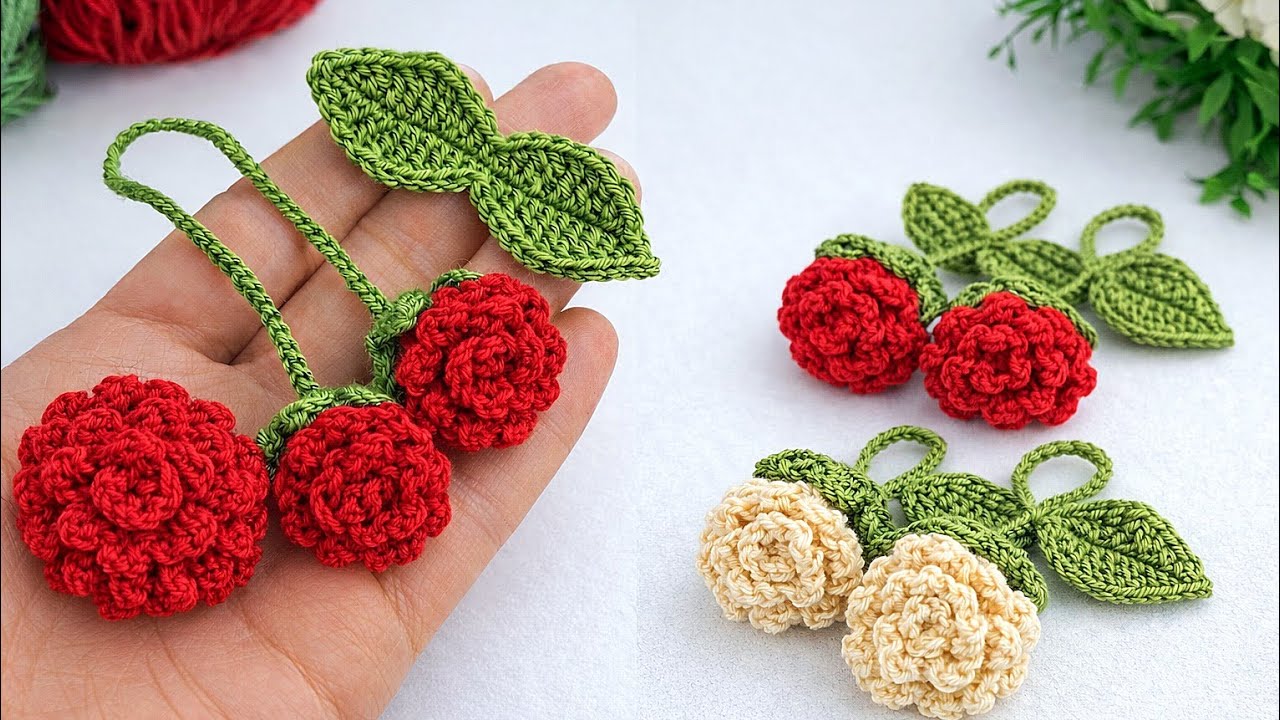 SELL FAST! 🌷 Easy Crochet Tulip Flower Keychain | Beginner Friendly & Profitable Idea 💰