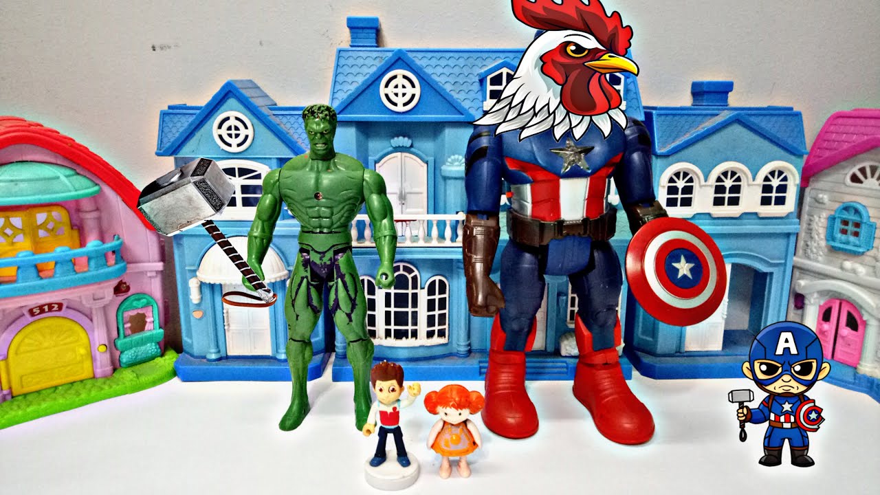 كابتن اميركا و هالك حصلهم إيه l ليلى و الأبطال الخارقين l يا ترى إيه اللي حصل l يوميات ليلى