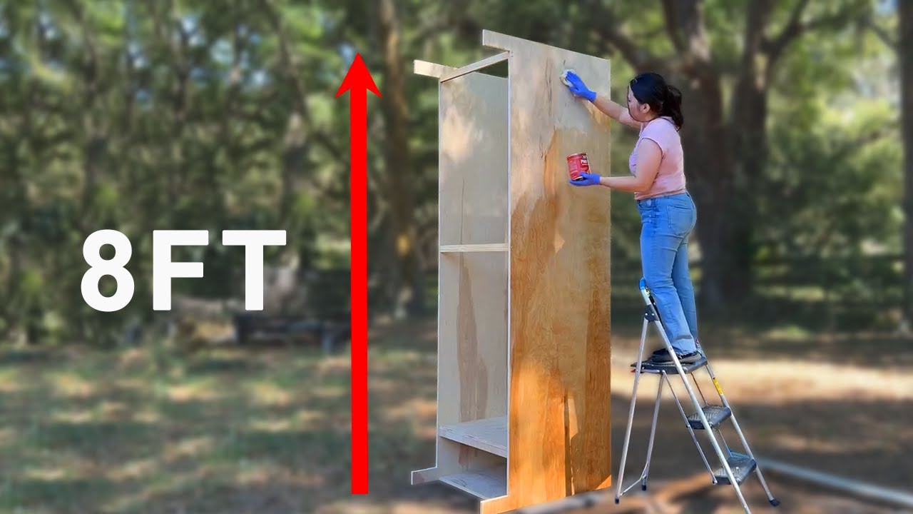I built a GIANT laundry cabinet (I thought it would be easy) | DIY Laundry Room Makeover | Part 2