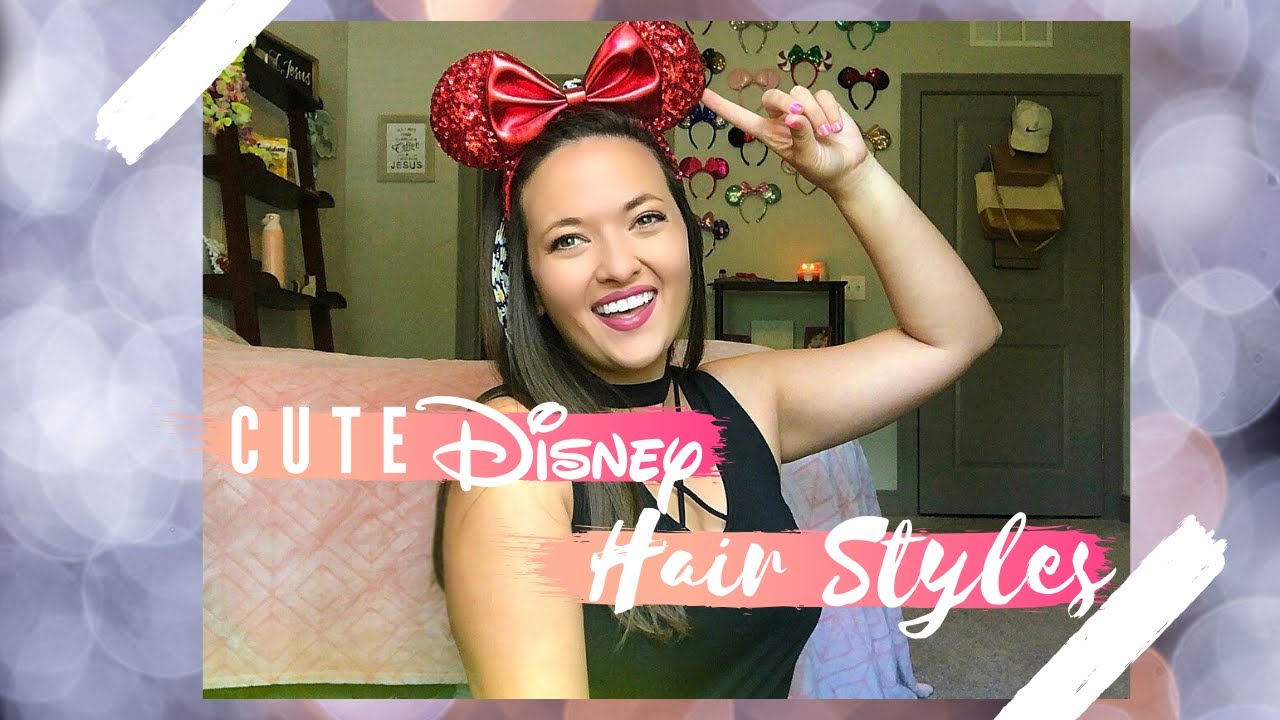 cute hairstyles for Disney World // theme park hairstyles // cute & easy hairstyles