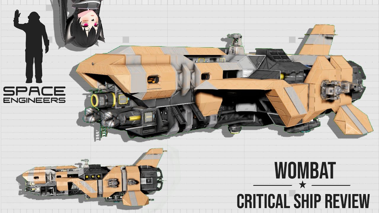 This Small Ship Shows What to and Not to do, Space Engineers Critical Ship Review, SSU 310 Wombat